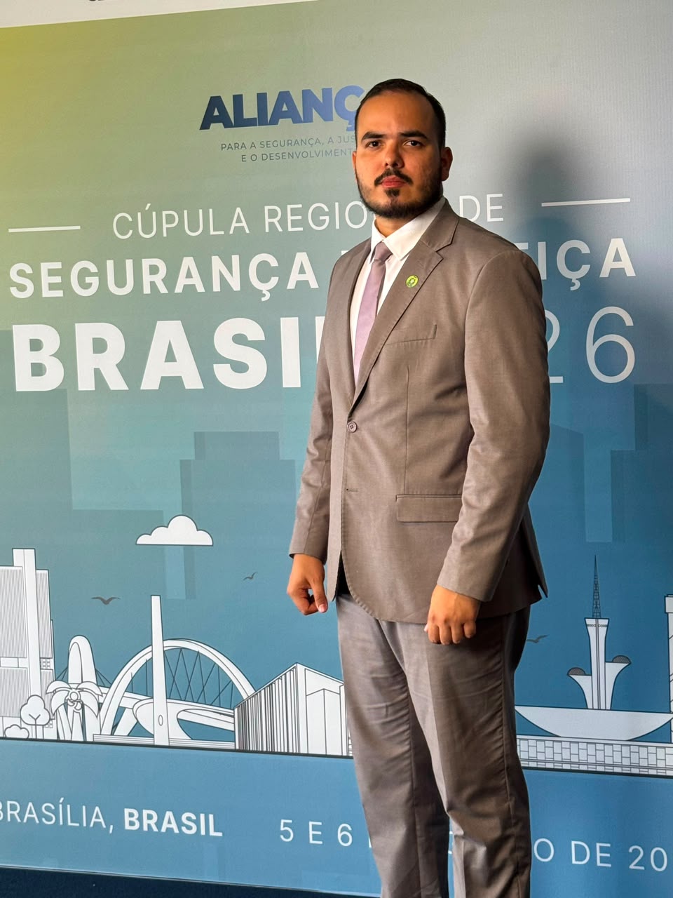 Hermeson Duarte na Cúpula Regional de Segurança Pública em Brasília